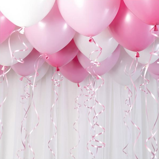 Ballongkit - Takdekoration - Rosa