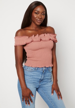 BUBBLEROOM Wilda top Dusty pink L