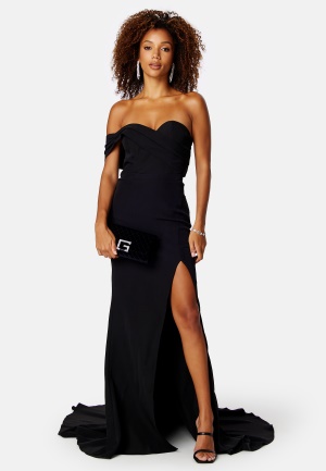 Elle Zeitoune Ladonna One Shoulder Gown Black L (UK14)