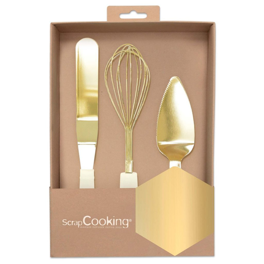 Bakverktyg - ScrapCooking - Guld