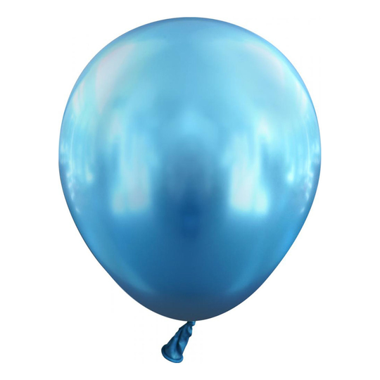 Latexballonger Mini Krom Blå - 25-pack