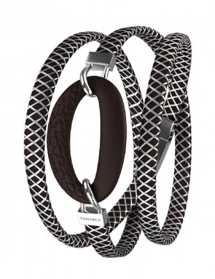 Damarmband Panarea BM1N21 Svart Silver Silvrig (59 cm)
