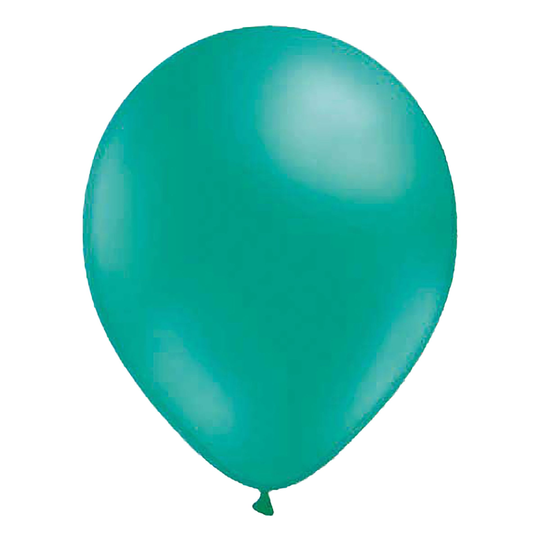 Latexballonger Havsgröna - 100-pack