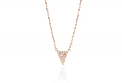 Damhalsband Sif Jakobs C3307-CZ-RG (45 cm)