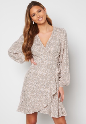 Bubbleroom Care Alicia Dress Mole / Floral 32