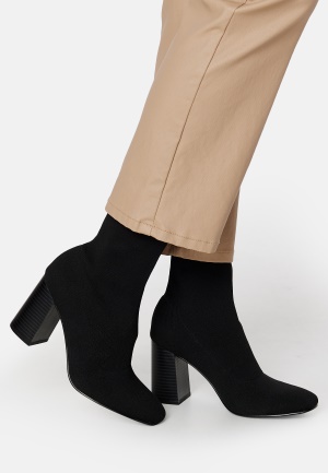Bianco Ellie Knit Boot Black 4 36