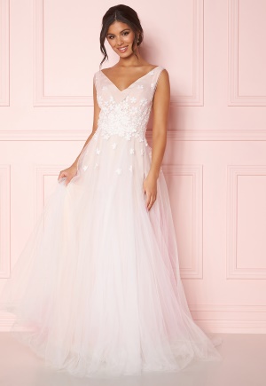 Zetterberg Couture Stella Dress Ivory/Nude 36
