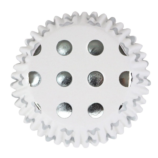 Muffinsformar - Prickiga - Metallic/Silver