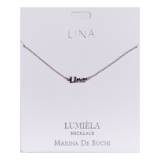 Namnhalsband Silver - Lina
