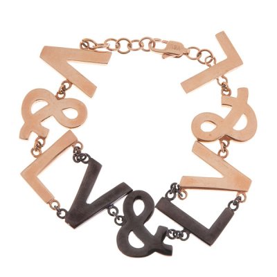 Damarmband Victorio & Lucchino VJ0173BR Svart Rosa Stål