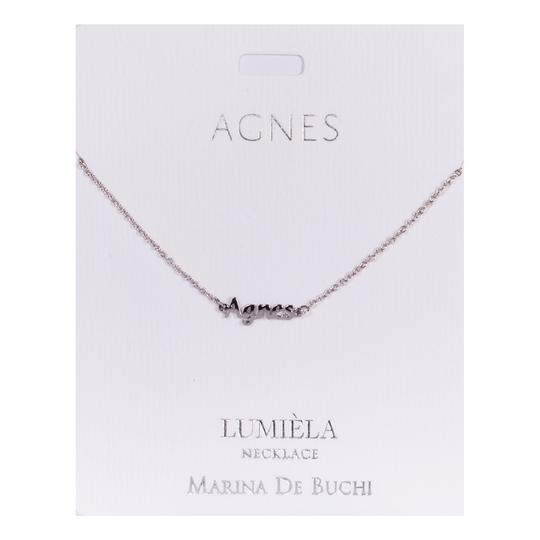 Namnhalsband Silver - Agnes