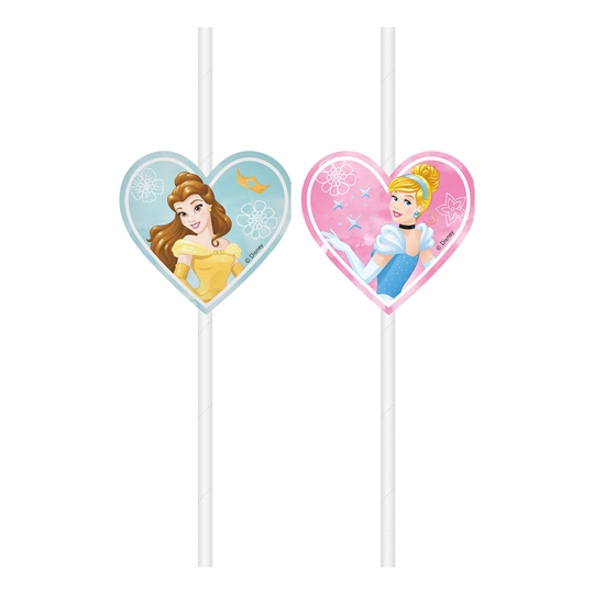Sugrör Disneyprinsessor - 4-pack