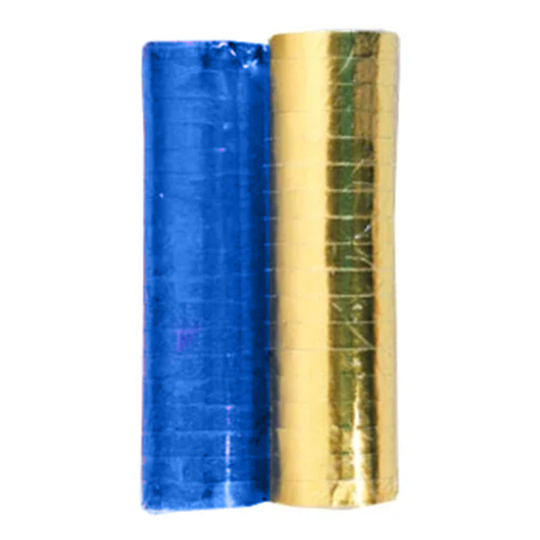 Serpentin Blå/Guld - 2-pack