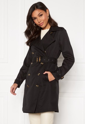 Chiara Forthi Moneglia Trench Coat Black XS