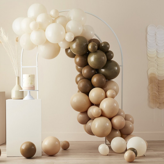 Ballongbåge - Nude/Brun