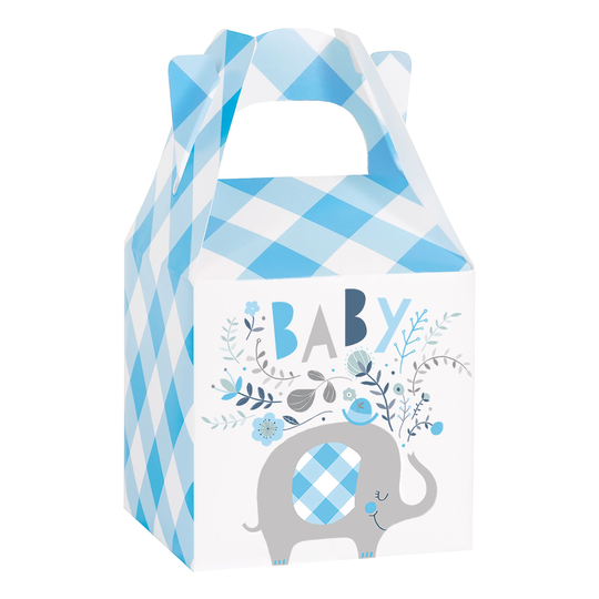 Pappersboxar Baby Elefant Blå