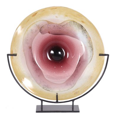 Bordsdekoration DKD Home Decor Glas (44 x 44 x 6 cm)