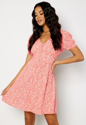 BUBBLEROOM Paulina dress Coral / Patterned 44