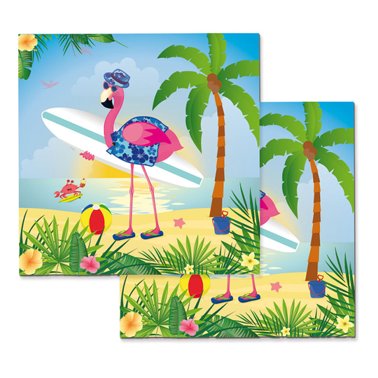 Servetter Cool Flamingo - 20-pack