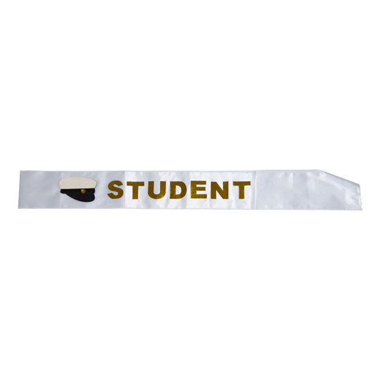 Ordensband Student Guld Metallic