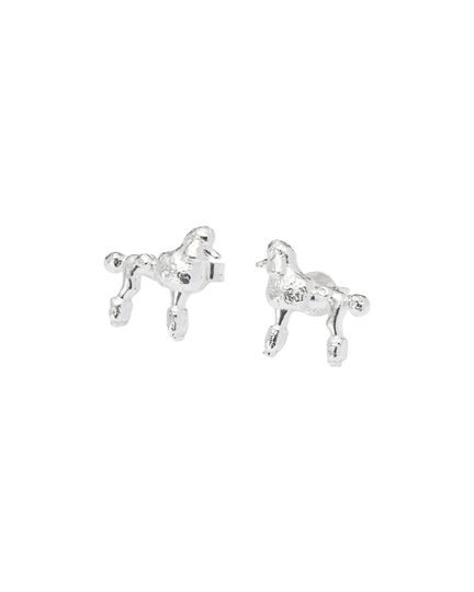 Örhängen poodle stud silver