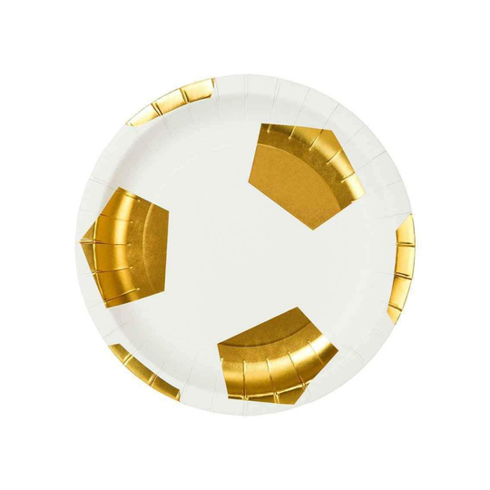 Desserttallrikar - Champion - Guld