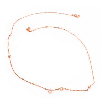 Damhalsband Folli Follie 3N1T062RC (40 cm)