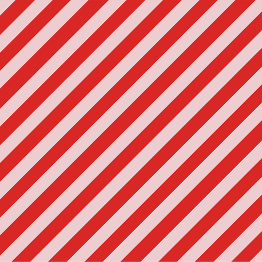 Presentpapper - Stripes - Röd/Rosa