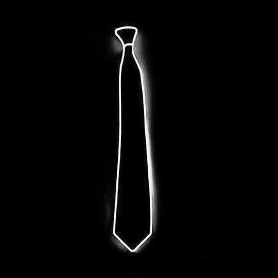 El Wire LED Slips - Vit
