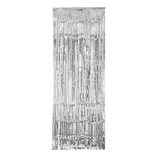 Dörrdraperi Silver Metallic