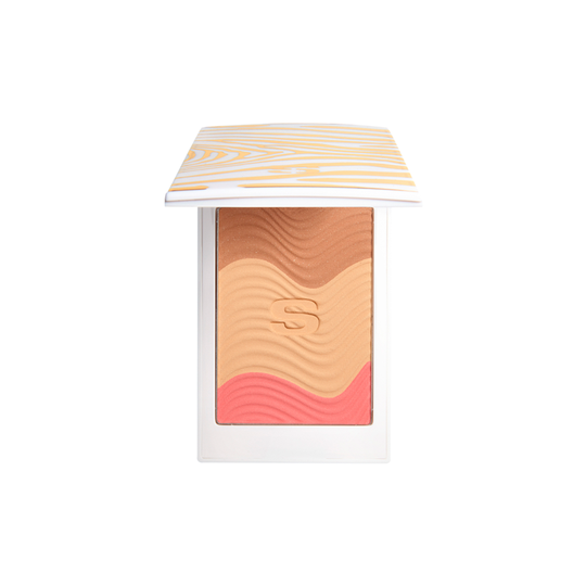 Phyto-touche sun glow powder trio trio pêche dorée