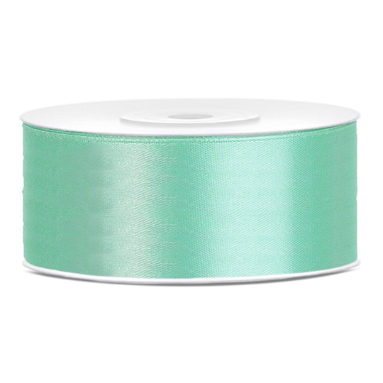 Satinband Mint - 25 mm x 25 m