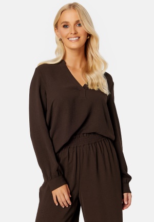 BUBBLEROOM Matilde ls blouse Brown L