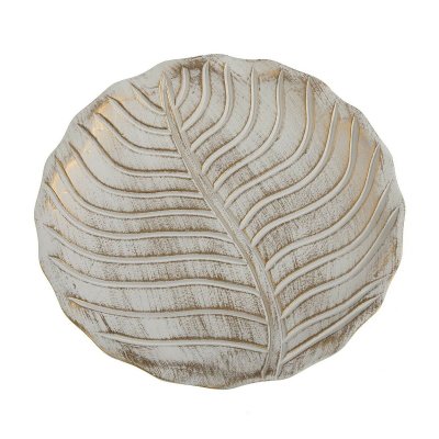 Bordsdekoration Versa Leaf B Trä MDF (3 cm)