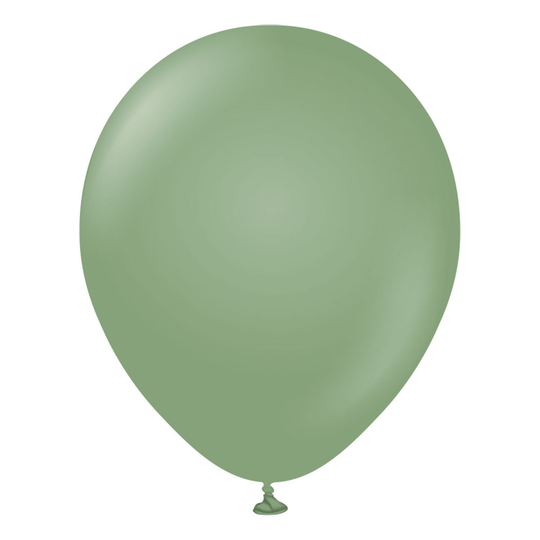 Latexballonger Professional Stora Eucalyptus - 25-pack