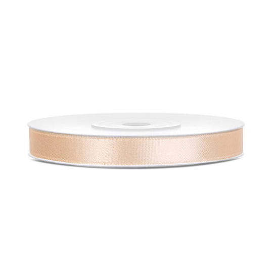 Satinband Cream - 6 mm x 25 m
