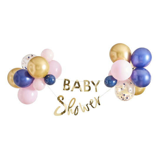 Girlang Baby Shower med Ballonger