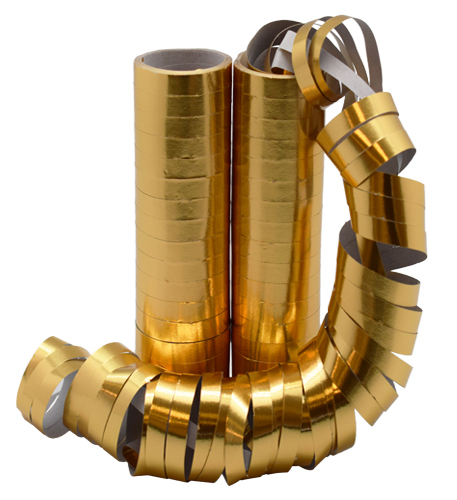 Serpentiner - Metallic - Guld
