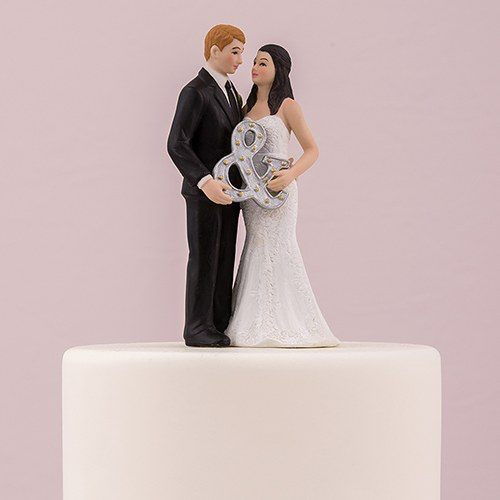 Cake topper - You & Me