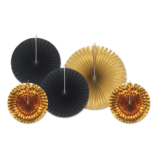Pappersfjädrar Svart - 5-pack