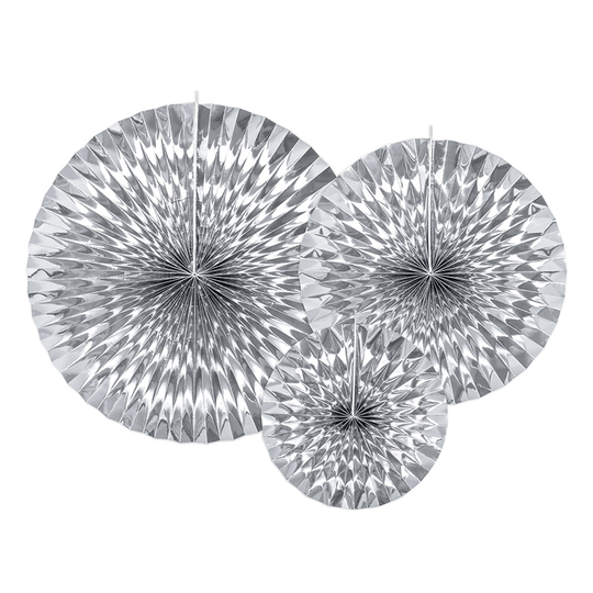Pin Wheels - 3-pack - Silvermetallic