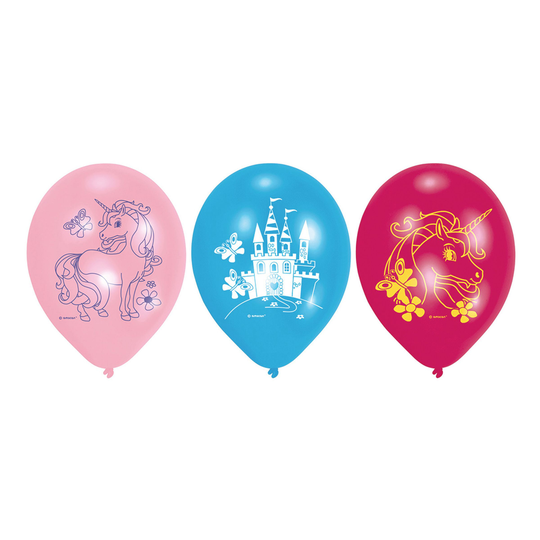 Ballonger Enhörningskalas - 6-pack