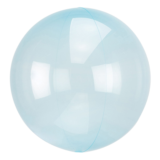 Ballong Clearz Crystal Blå
