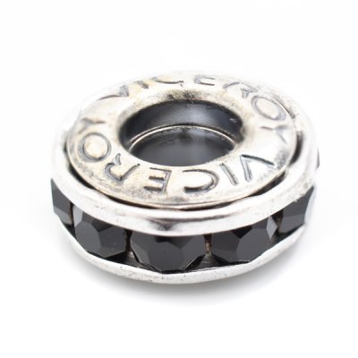 Dampärlor Viceroy VMM0244-05 Svart Silvrig (1 cm)