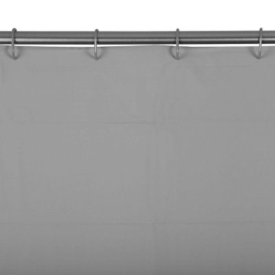 Duschdraperi Versa Grå PVC (180 x 180 cm)