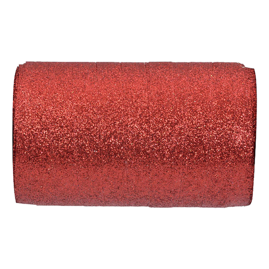 Presentsnöre Röd/Glitter - 1-pack