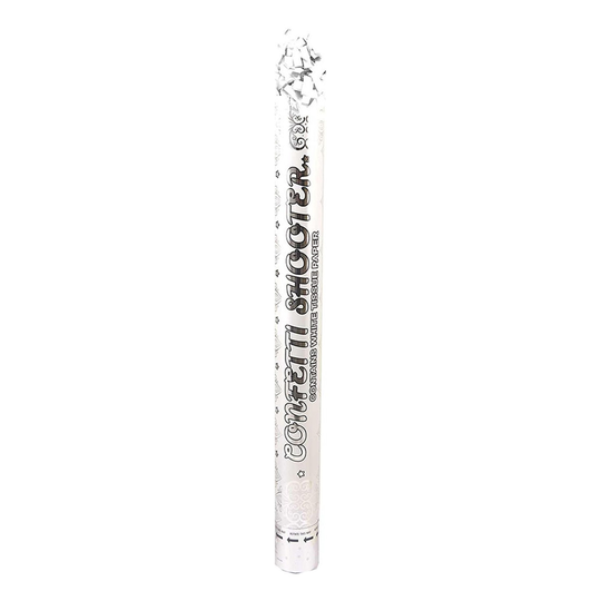 Konfettikanon Vitt papper - 50 cm