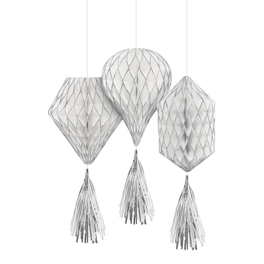 Minihoneycombs - Guldglitter - Med Tassels