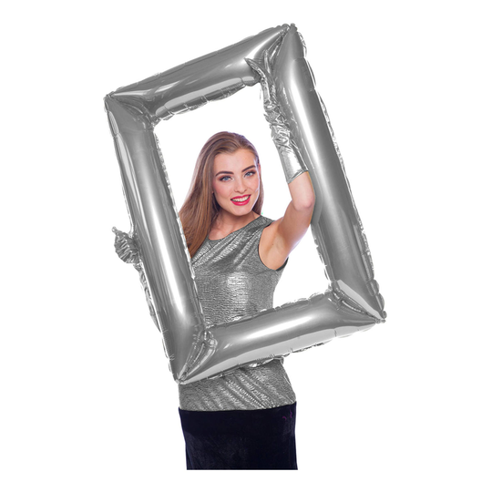 Folieballong Selfieram Silver
