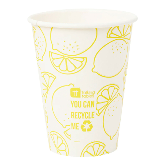 Pappersmuggar Boho Lemon - 8-pack